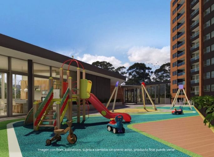 Apartamento de 2 alcobas en venta en Chipre, Rionegro, 74 m² · foto 4 de 10