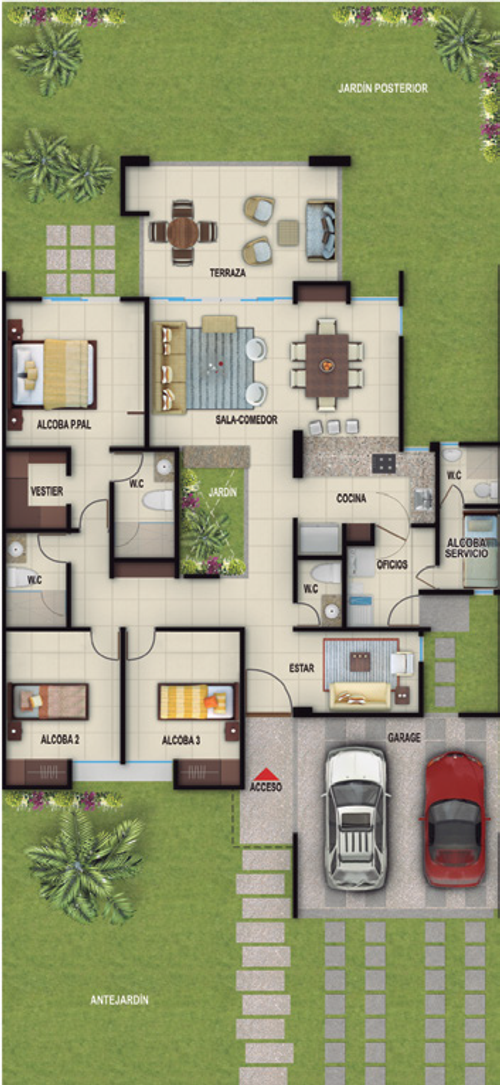 Casa de 3 alcobas en venta en El Castillo, Jamundí, 140 m² · foto 23 de 23