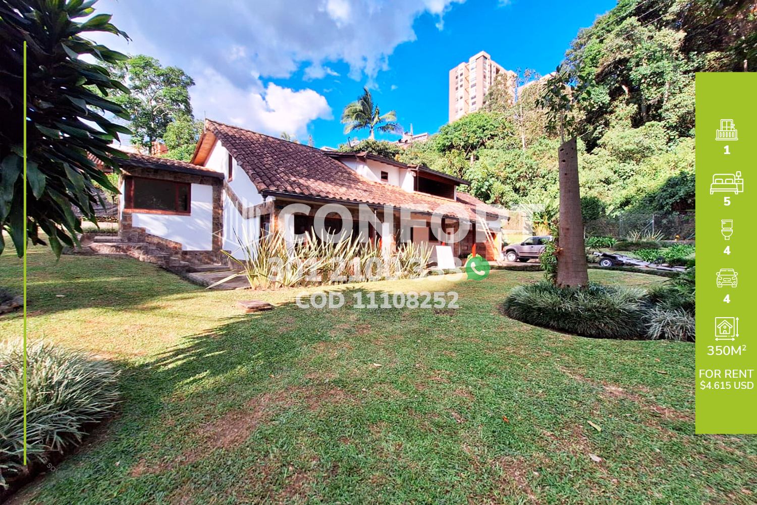 House for rent in Las brujas, Envigado