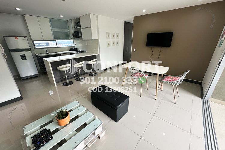 Apartamento de 2 alcobas en arriendo en Los Balsos, Medellín, 80 m² · foto 3 de 24