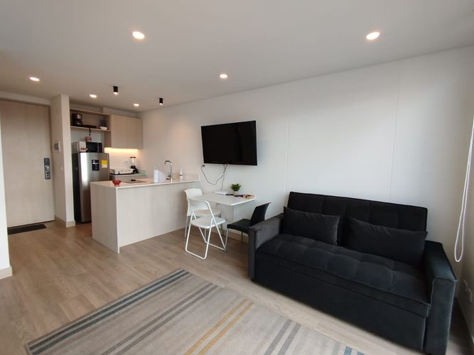 Apartaestudio en arriendo en El Recuerdo, Bogotá, 43 m² · foto 3 de 20