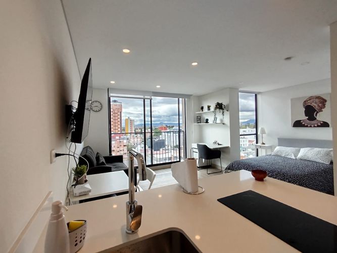 Apartaestudio en arriendo en El Recuerdo, Bogotá, 43 m² · foto 9 de 20