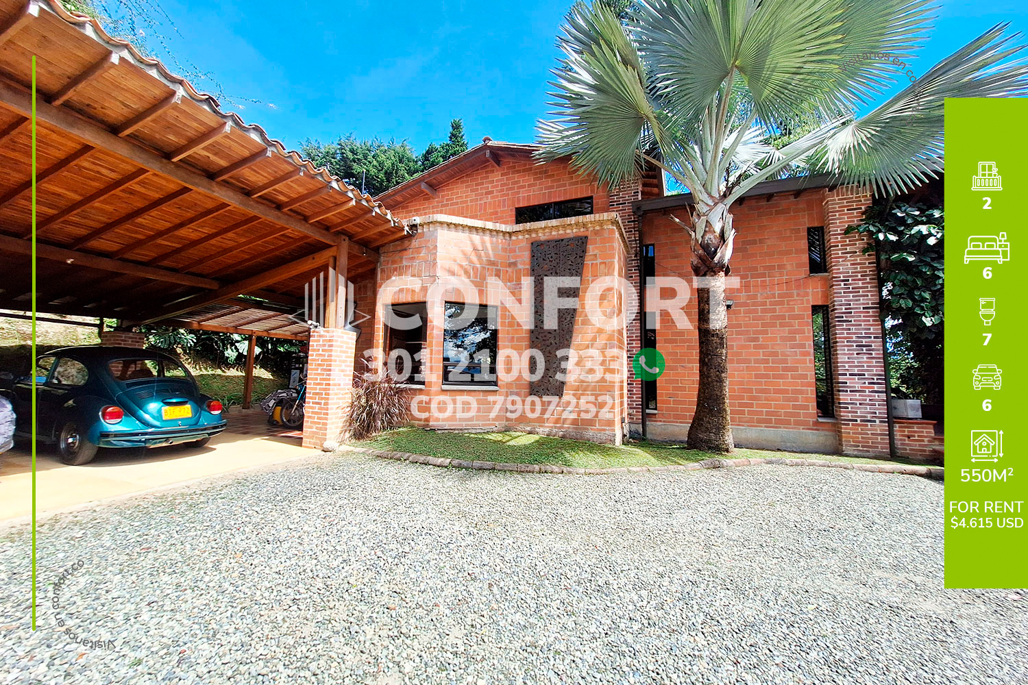 Casa en Arriendo en Loma del Chocho, Envigado