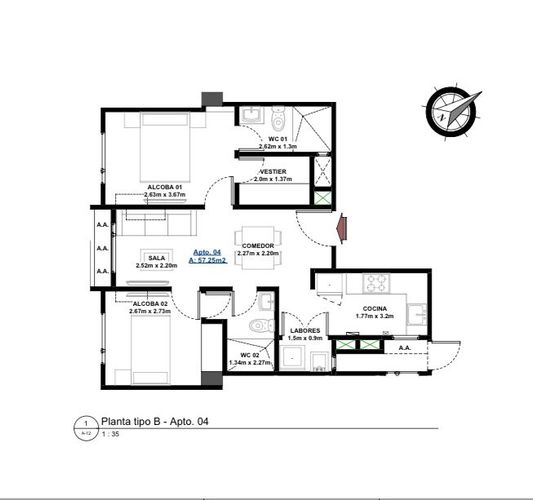 Apartamento en venta en Las Delicias, Barranquilla · foto 8 de 24