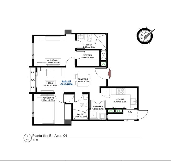 Apartamento en Venta en Las delicias, Barranquilla