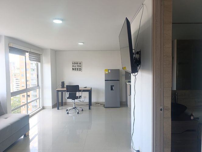Apartamento de 2 alcobas en arriendo en El Poblado, Medellín, 50 m² · foto 4 de 16