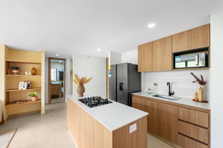 Apartamento de 2 alcobas en venta en Los Horizontes, La Estrella, 62 m² · foto 12 de 24