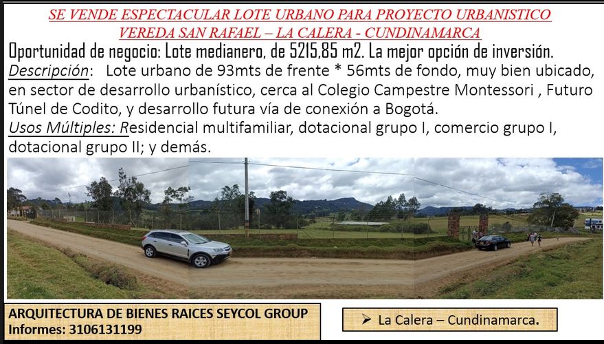 Lote en venta en San Rafael, La Calera, 5215 m² · foto 4 de 24