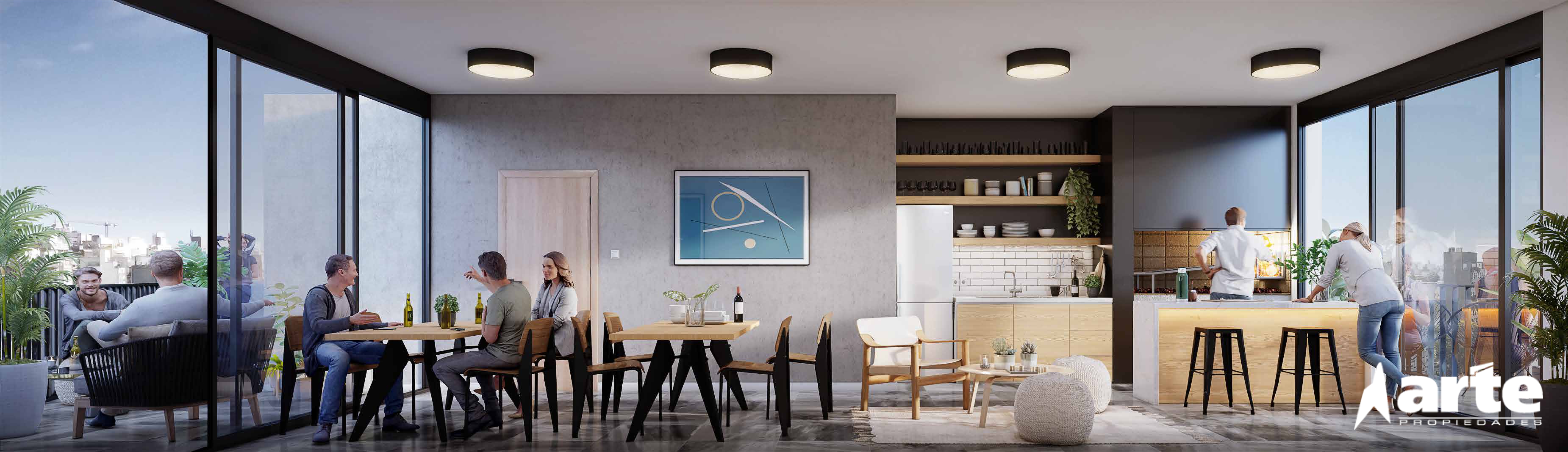 Próximo ESTRENO - Venta de apartamento de 1 dormitorio con parrillero en punta carretas - Ansicht 4