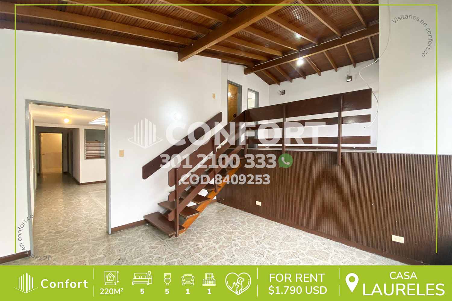 Casa en Arriendo en Las acacias, Medellín