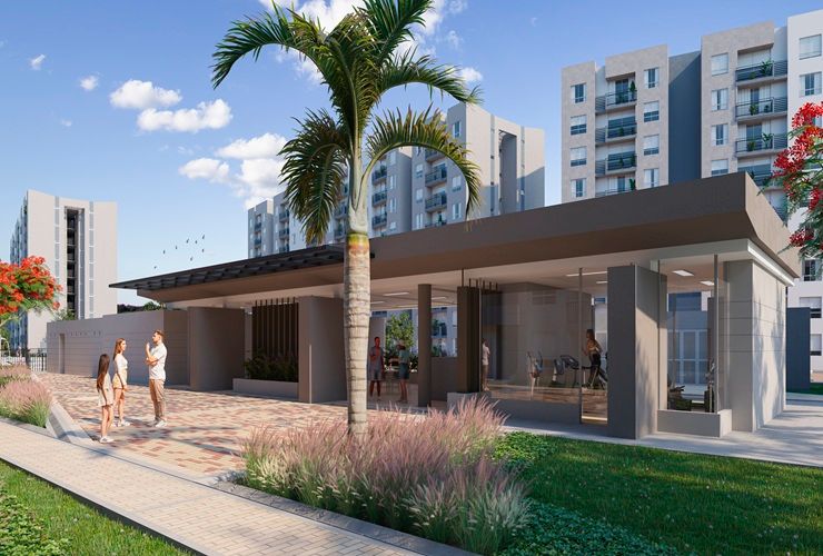 Apartamento de 2 alcobas en venta en Las Palmas, Ricaurte, 52 m² · foto 2 de 15