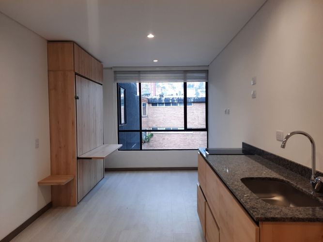Apartamento de 1 alcoba en venta en Chapinero, Bogotá, 21 m² · foto 3 de 13