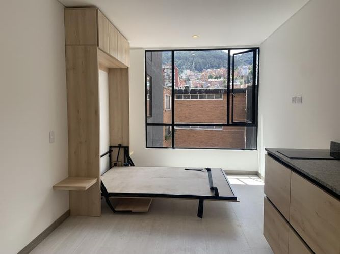 Apartamento de 1 alcoba en venta en Chapinero, Bogotá, 21 m² · foto 6 de 13
