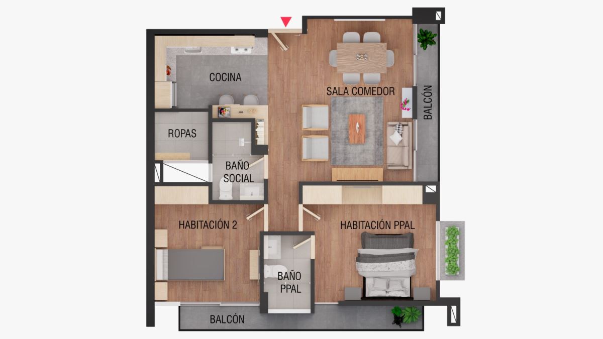 Apartamento en venta en Santa Lucia, Chía · foto 2 de 24