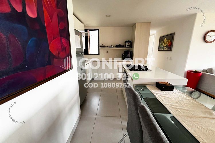 Apartamento de 3 alcobas en arriendo en Cumbres, Envigado, 102 m² · foto 6 de 23