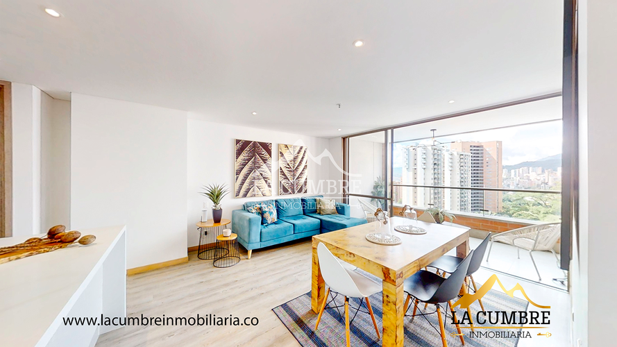 Apartamento de 2 alcobas en arriendo en Los Balsos, Medellín, 96 m² · foto 4 de 15