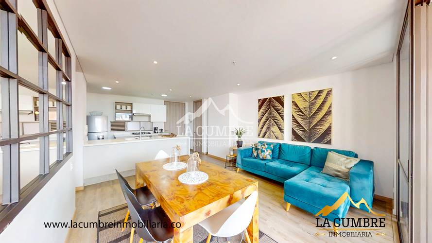 Apartamento de 2 alcobas en arriendo en Los Balsos, Medellín, 96 m² · foto 6 de 15