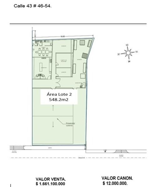 Bodega en arriendo en Abajo, Barranquilla, 548 m² · foto 2 de 2