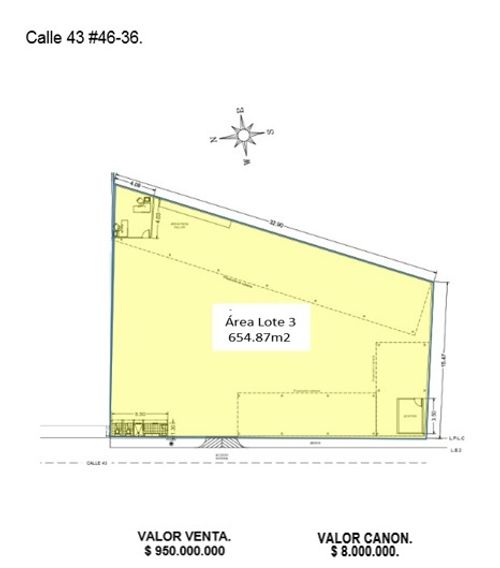 Bodega en arriendo en Abajo, Barranquilla, 654 m² · foto 2 de 2
