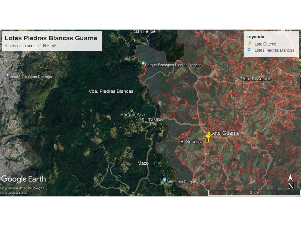 Lote en venta en Piedras Blancas, Rionegro · foto 6 de 8