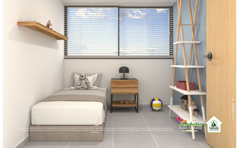 Apartamento de 1 alcoba en venta en Comuneros, Bucaramanga, 37 m² · foto 8 de 24