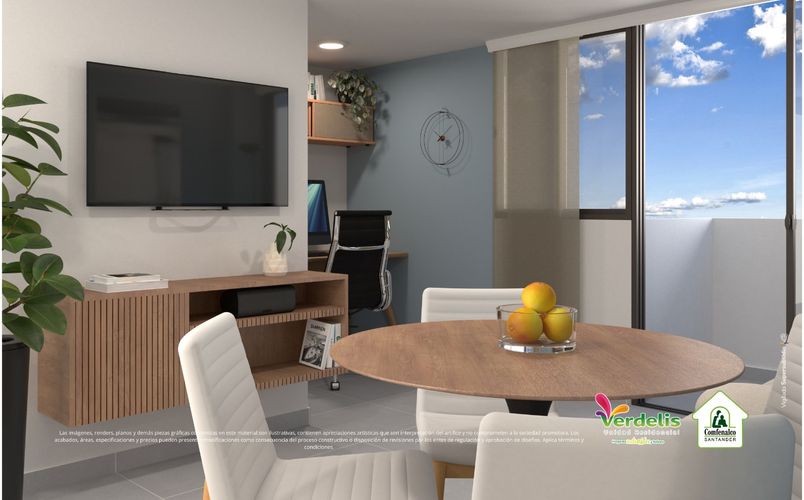 Apartamento de 1 alcoba en venta en Comuneros, Bucaramanga, 37 m² · foto 11 de 24