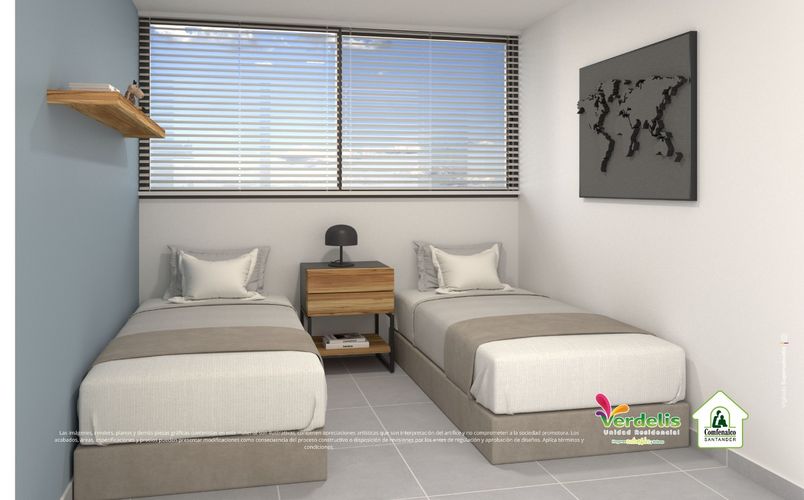 Apartamento de 1 alcoba en venta en Comuneros, Bucaramanga, 37 m² · foto 7 de 24