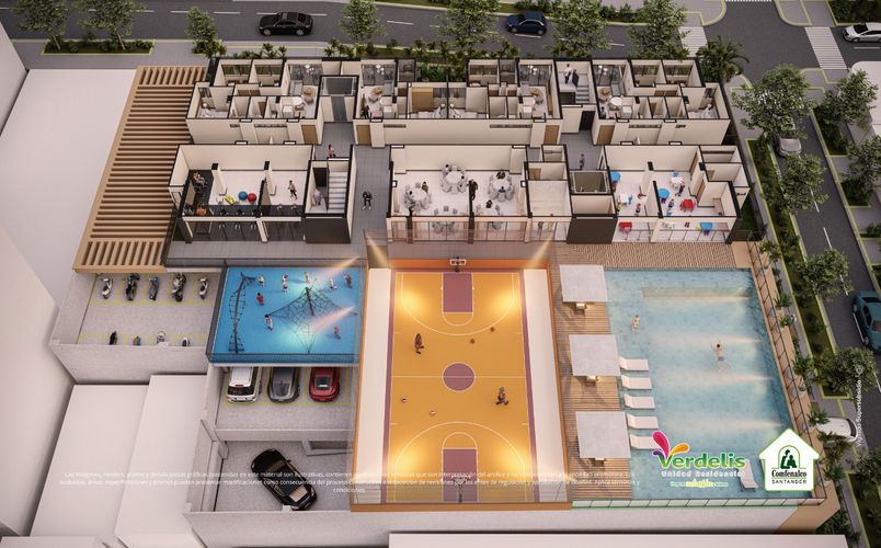 Apartamento de 1 alcoba en venta en Comuneros, Bucaramanga, 37 m² · foto 22 de 24