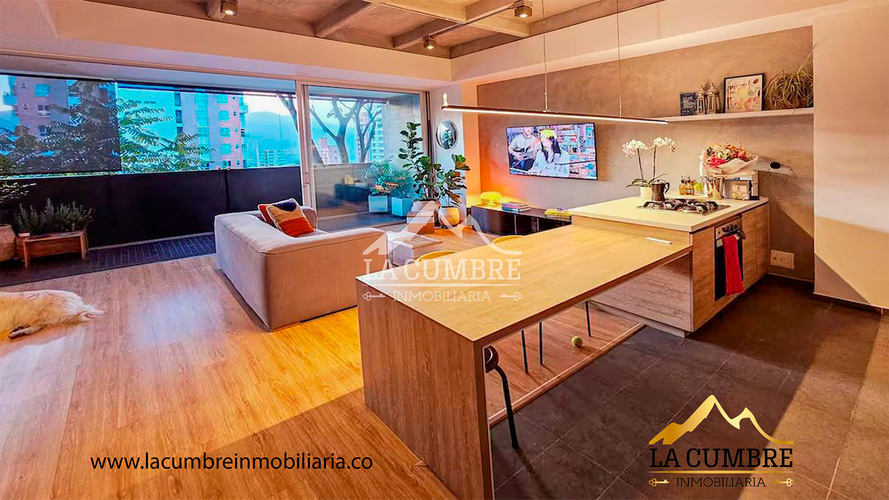 Apartamento de 1 alcoba en arriendo en Los Parra, Medellín, 100 m² · foto 4 de 8