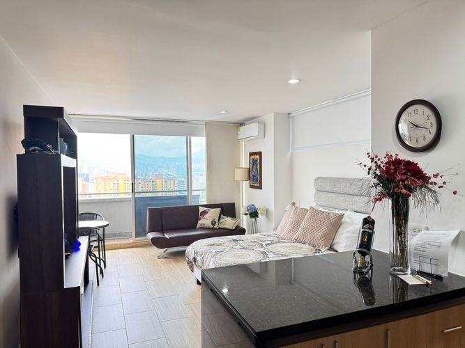 Apartamento de 1 alcoba en arriendo en Alejandría, Medellín, 34 m² · foto 3 de 13