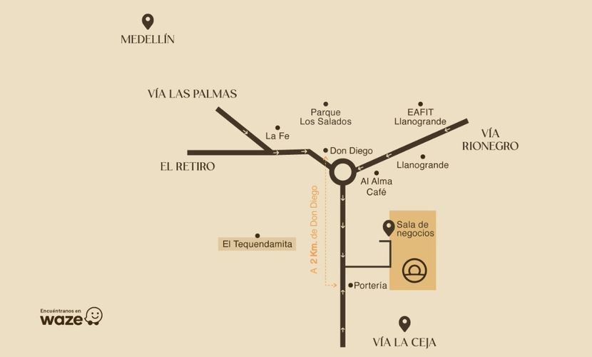 Lote en venta en El Portento, El Retiro, 2520 m² · foto 13 de 13