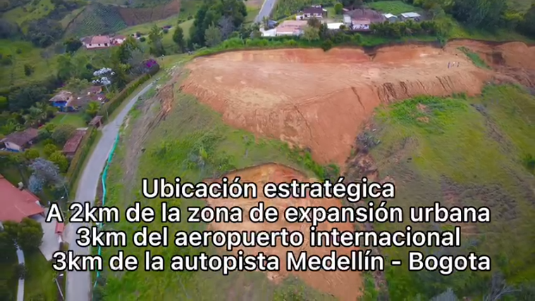 Lote en venta en Fontibon, Rionegro, 25322 m² · foto 4 de 5
