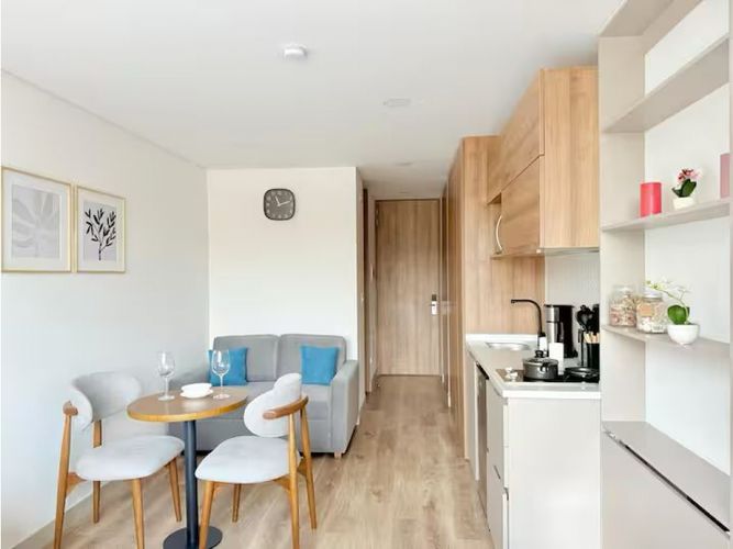 Apartaestudio en venta en Chicó Navarra, Bogotá, 27 m² · foto 6 de 24