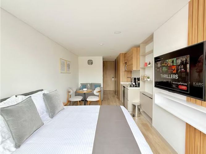 Apartaestudio en venta en Chicó Navarra, Bogotá, 27 m² · foto 10 de 24