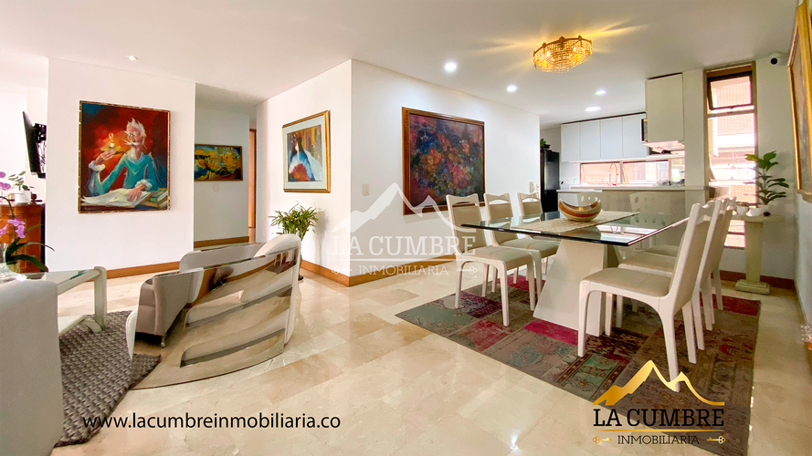 Apartamento de 3 alcobas en arriendo en Los Parra, Medellín, 135 m² · foto 4 de 12