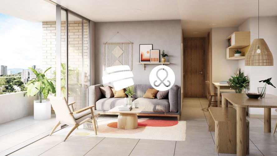 Apartamento de 2 alcobas en venta en Loma De La Doctora, Sabaneta, 76 m² · foto 2 de 15