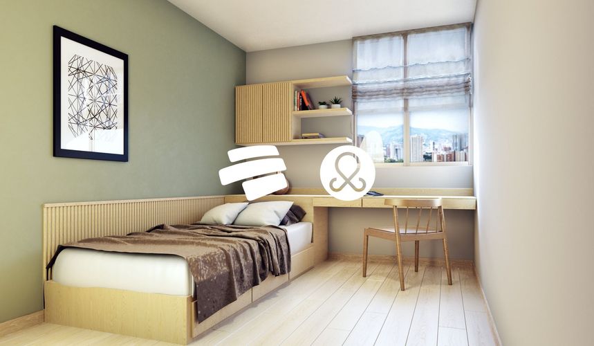Apartamento de 2 alcobas en venta en Loma De La Doctora, Sabaneta, 76 m² · foto 4 de 15