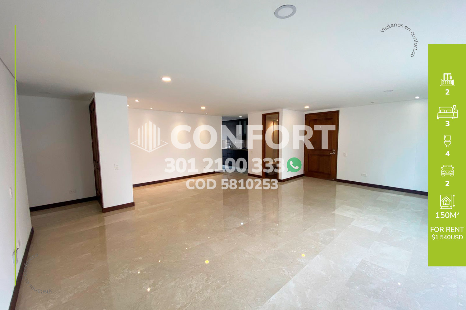Apartamento en Arriendo en Los laureles, Medellín