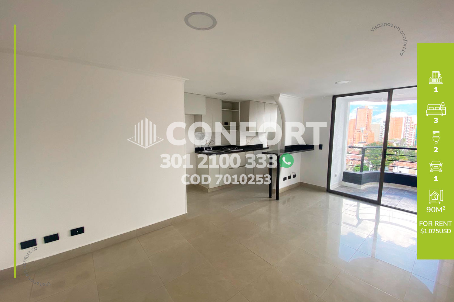 Apartamento en Arriendo en Los laureles, Medellín en Los Laureles