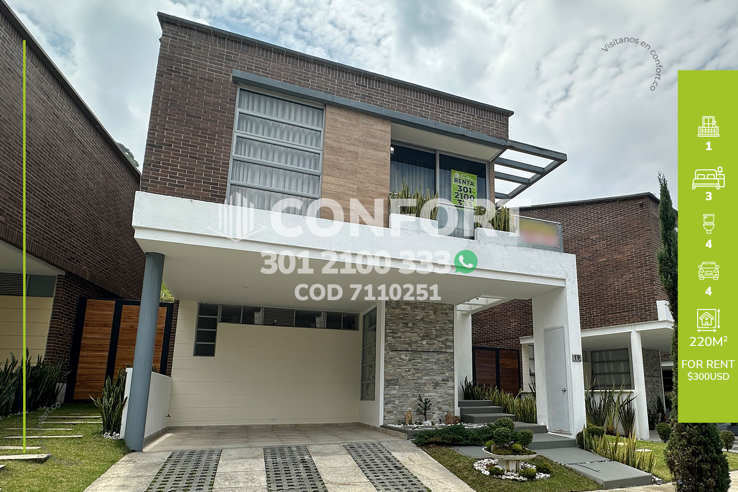 3BR House in San Lucas (220 m²)