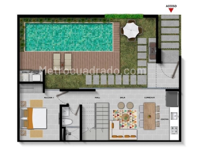 Casa de 3 alcobas en arriendo en Ricaurte, 83 m² · foto 9 de 9