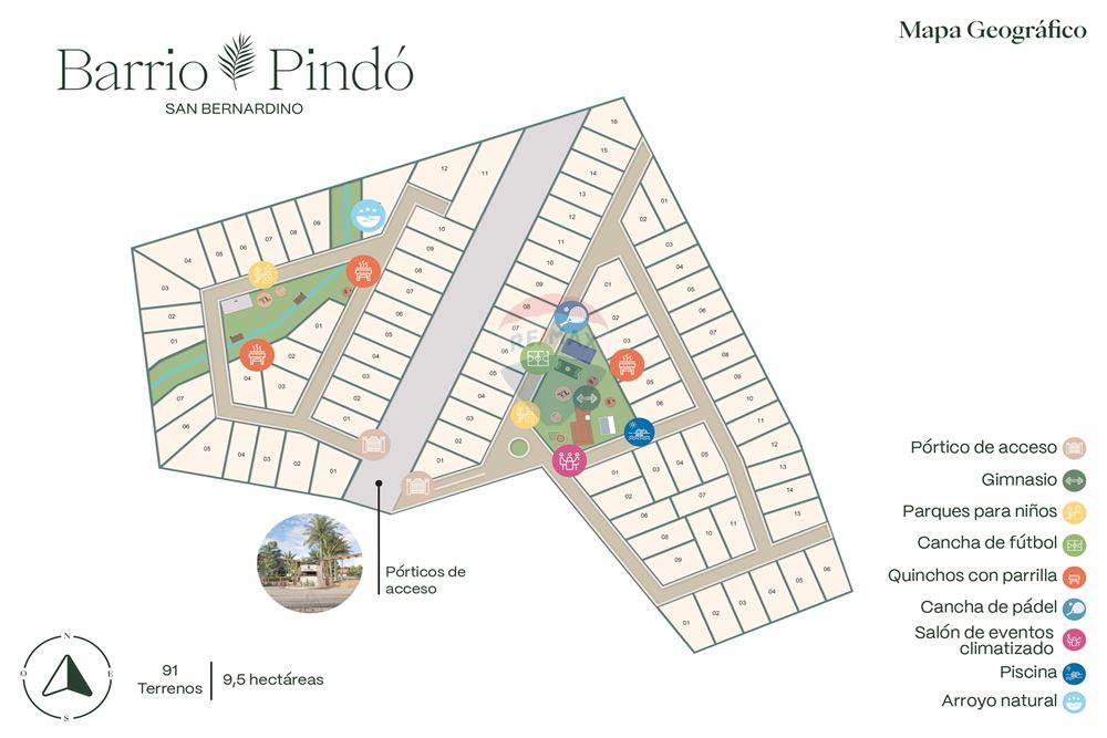 VENDO TERRENO EN BARRIO CERRADO PINDÓ- SAN BERNARDINO — foto 3