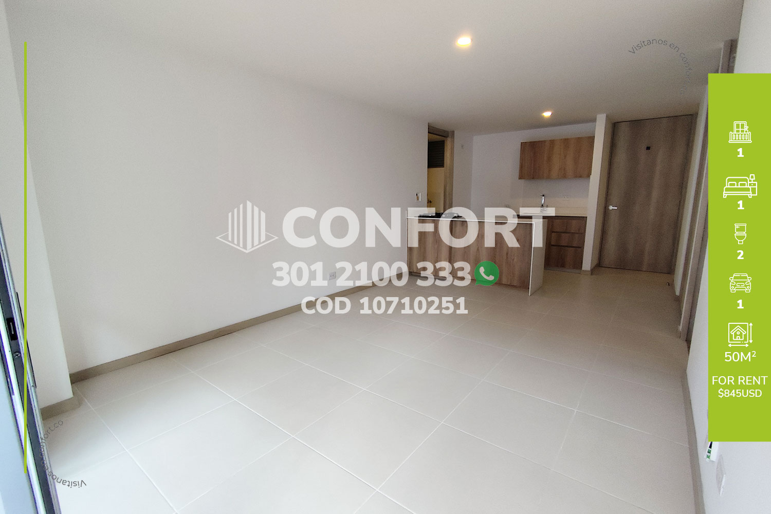 1BR Apartment in Simesa (50 m²)