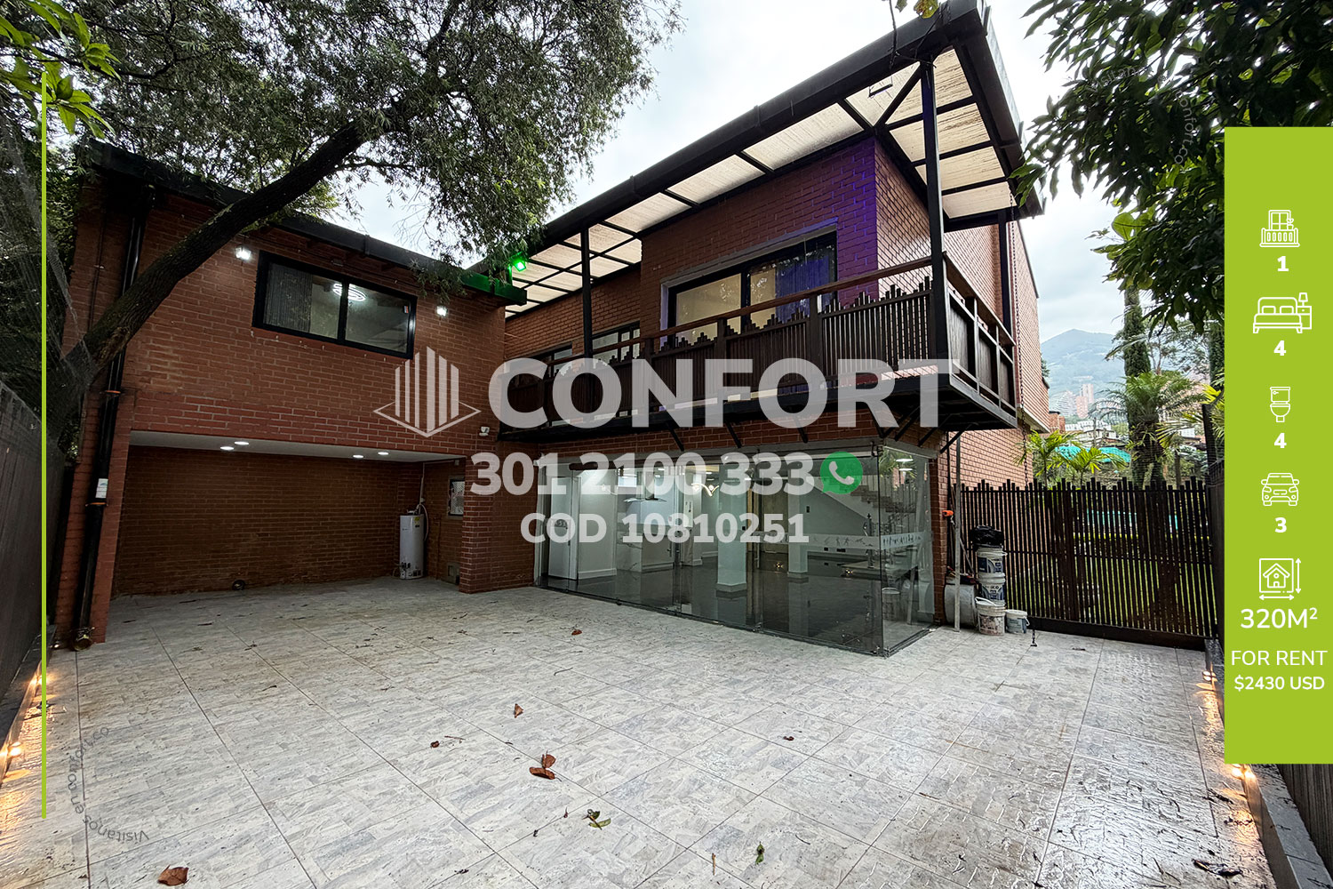 Casa en Arriendo en El Poblado, Medellín en La Visitacion