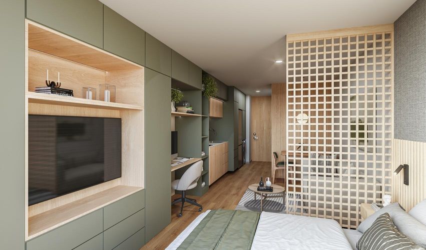 Apartaestudio en venta en Modelia, Bogotá, 28 m² · foto 5 de 8