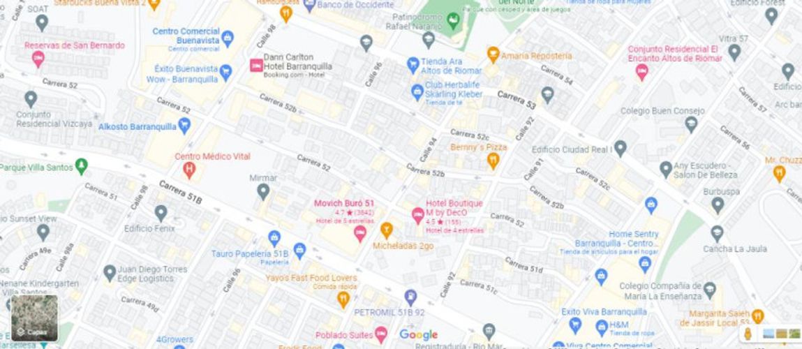 Lote en venta en Santa Monica, Barranquilla, 1069 m² · foto 2 de 5