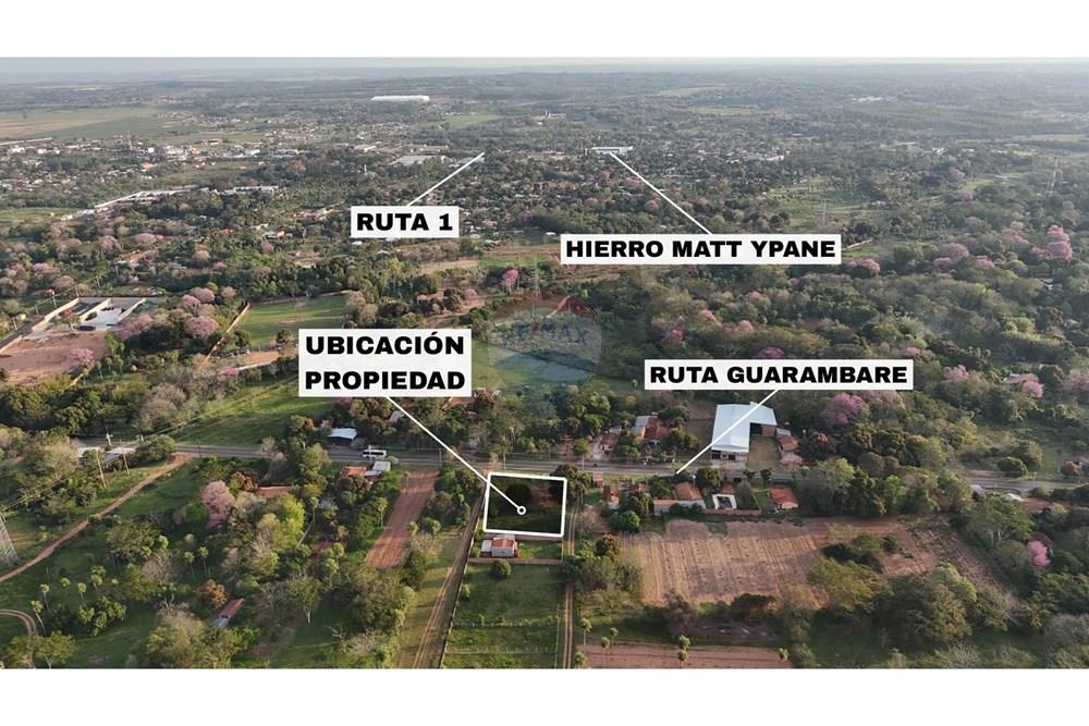 Terreno de 1691m2 en esquina sobre ruta Guarambaré -Ypané — foto 3