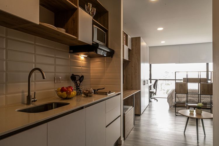 Apartamento de 1 alcoba en venta en Samper Mendoza, Bogotá, 30 m² · foto 10 de 12