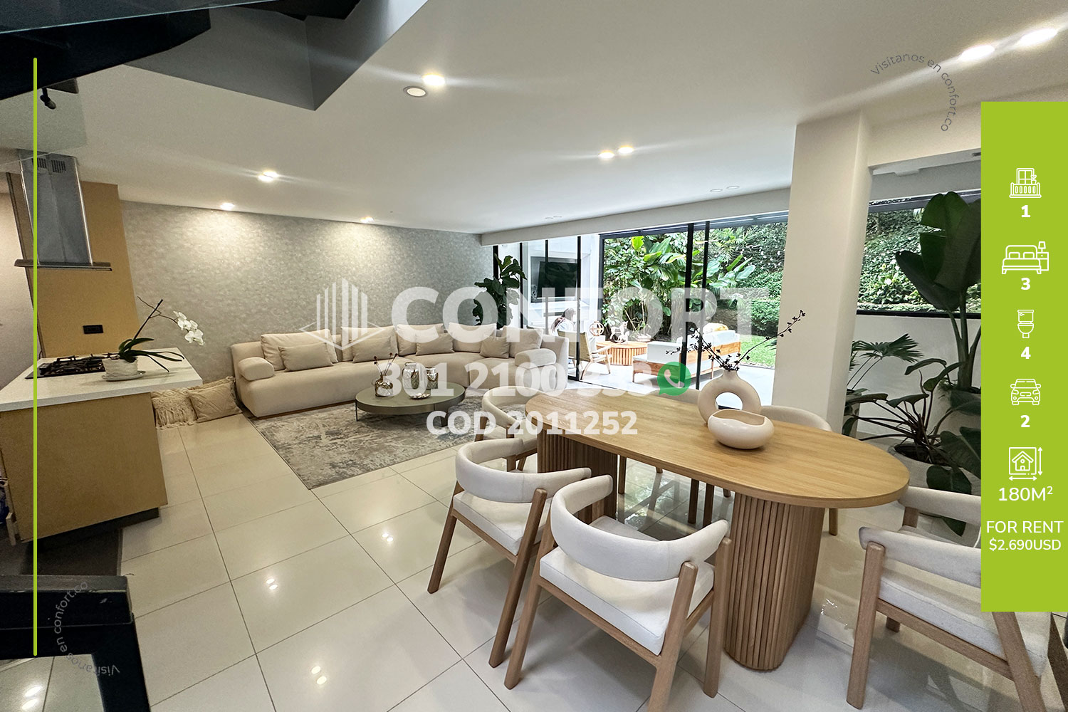 Casa en Arriendo en Loma del Esmeraldal, Envigado