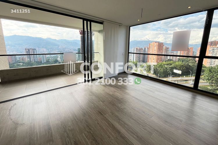 Apartamento de 2 alcobas en arriendo en El Poblado, Medellín, 106 m² · foto 3 de 24